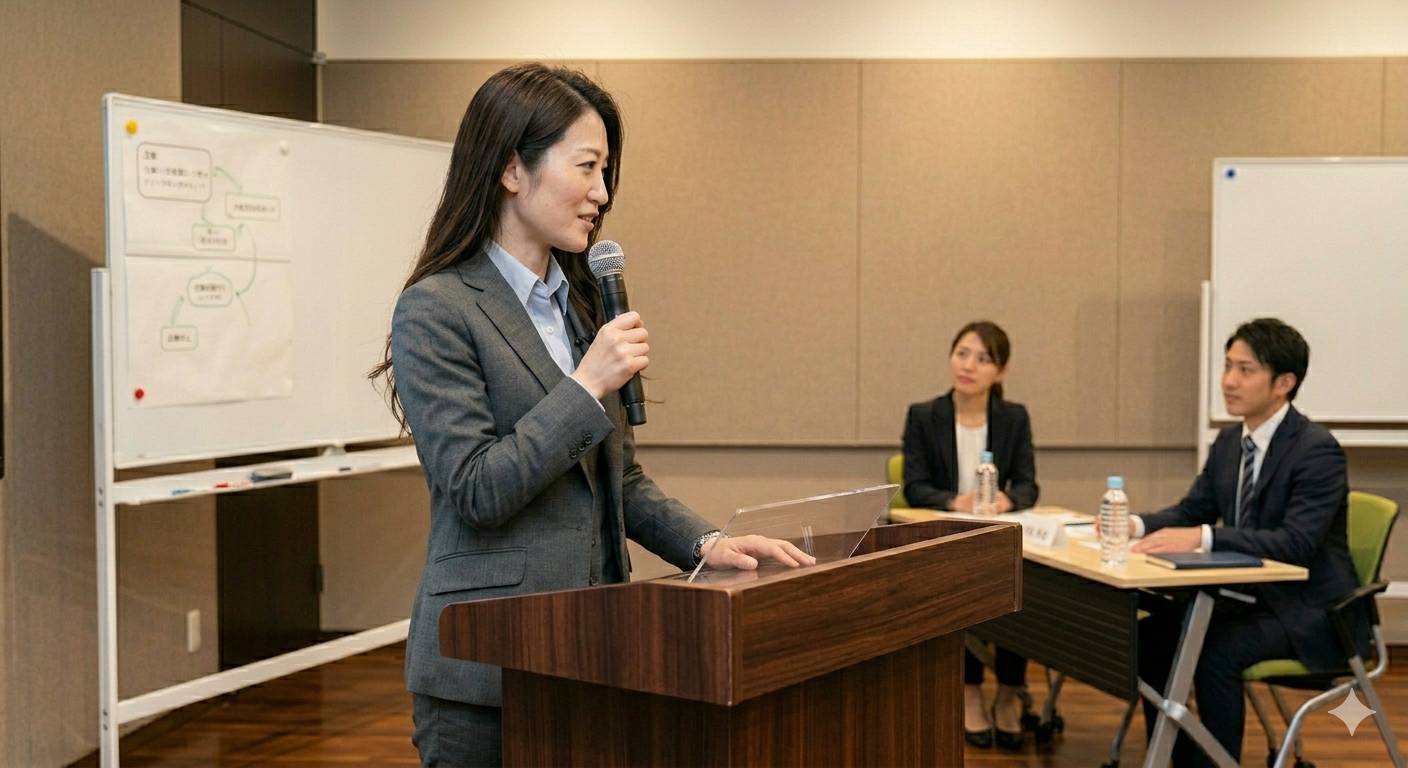 某保険代理店のセミナーイベントMC